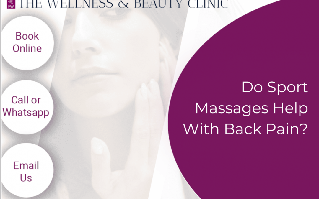 Do sport massages help with back pain?